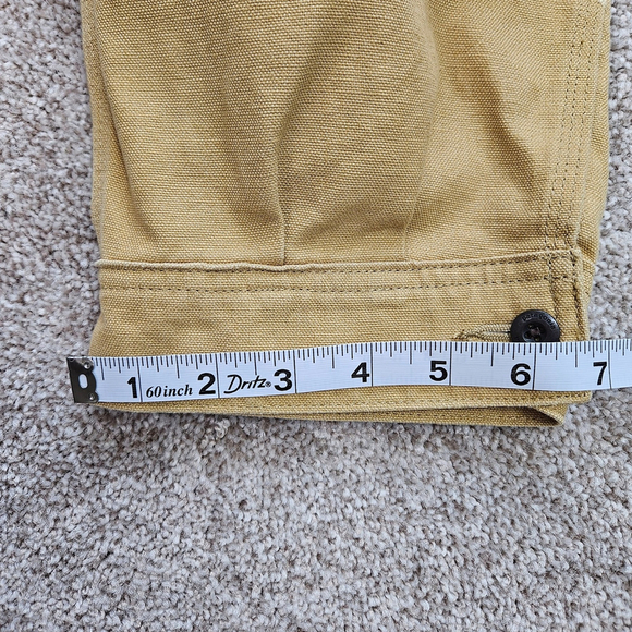Patagonia All Seasons Hemp Canvas Double Knee Pants Women 18 Tan Workwear - Picture 7 of 16